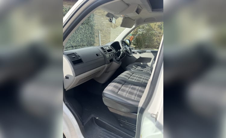 4 berth Volkswagen campervan from 2014
