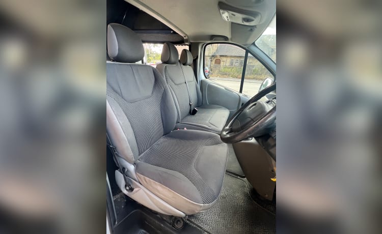 4 berth Vauxhall Vivaro campervan from 2013