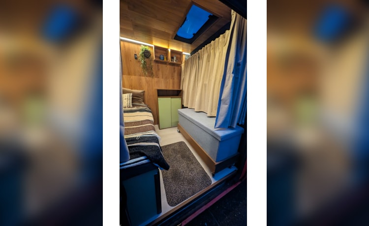 YUS de bus – Joli camping-car Peugeot Boxer à construire soi-même