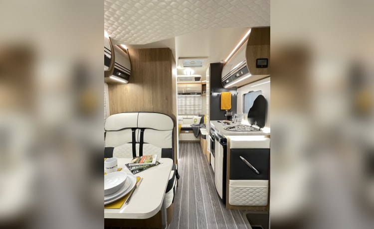 Astrid – Luxe 4-6 Berth Roller Team Auto-Roller 747 Handmatig - Volledig verzekerd