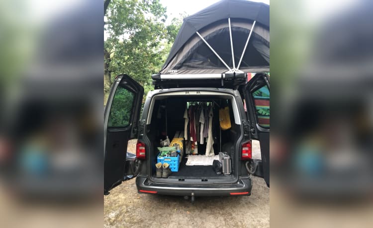 Rooftop party Van  – 4p Volkswagen dak uit 2014