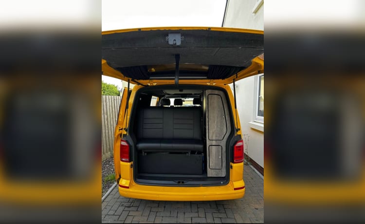 4 berth Volkswagen campervan from 2016