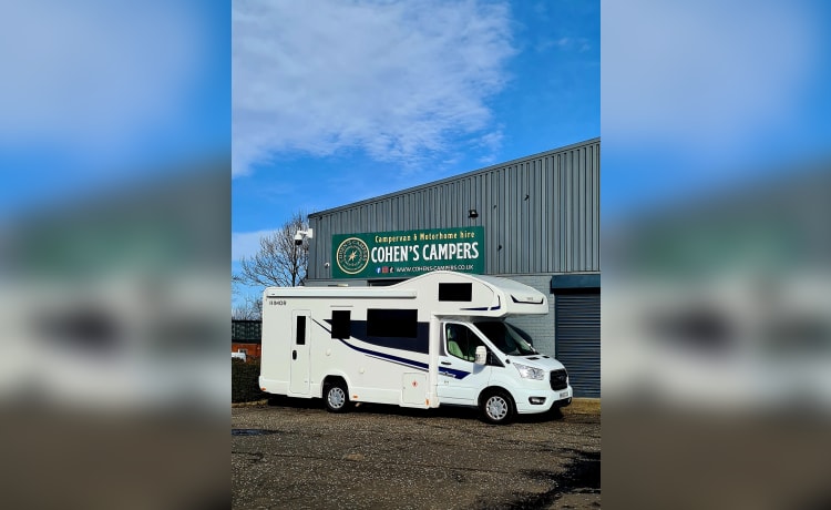 LISMORE – 6/7 Berth, Ford Rimor Evo Sound, 6 Seatbelt 