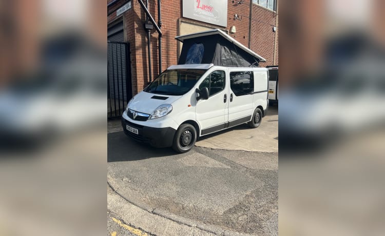 4 berth Vauxhall Vivaro campervan from 2013