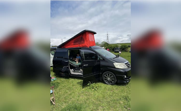 4 berth Toyota campervan from 2008