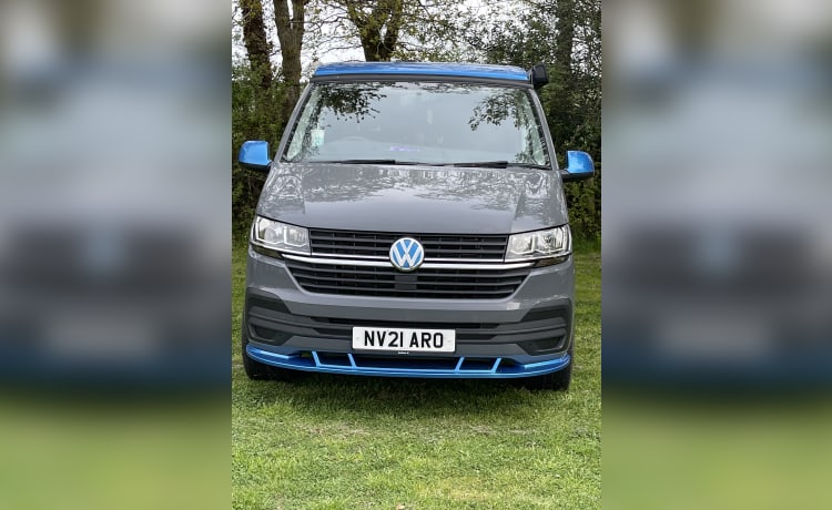 4-persoons Volkswagen campervan uit 2019