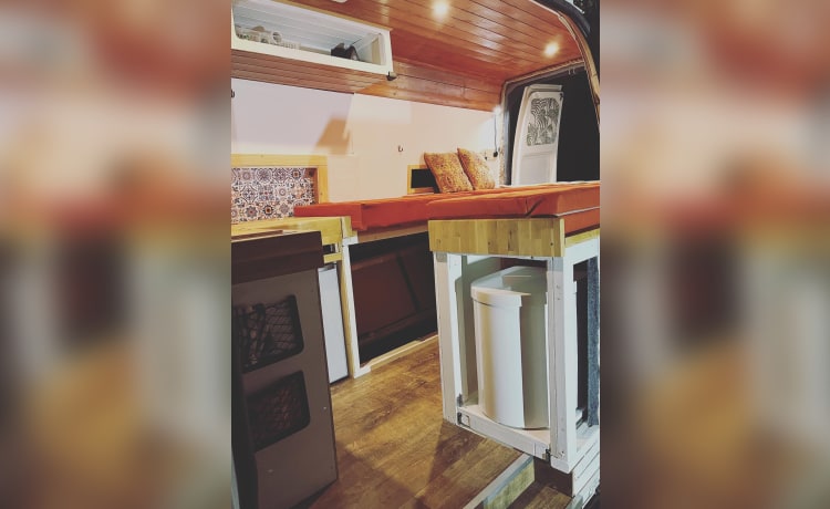 Gypsy – Transit-camper met 2 slaapplaatsen