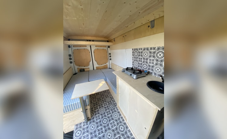 Mercedes-Bus-Wohnmobil – Automatische Klimaanlage ohne Netzanschluss