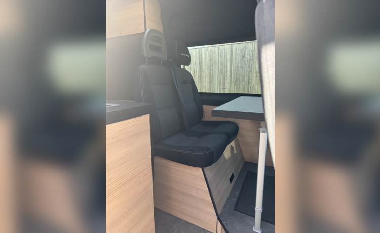 Very neat self-built 2p Fiat Ducato bus from 2016 