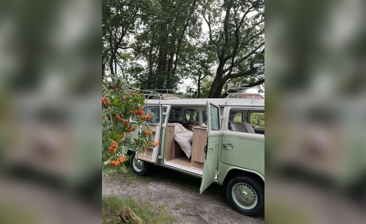 Minty – Volkswagen T2 campervan uit 1993