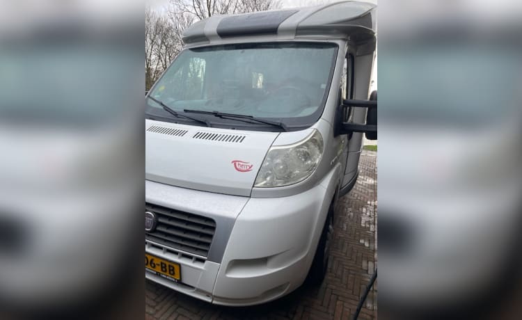 Aangenaam op de weg – 4p Fiat Ducato Giottiline Teilintegrierter aus dem Jahr 2011