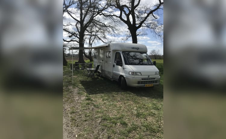 Fiat Ducato 2.5 Turbo diesel.   – 2p Fiat semi-intégré de 1997