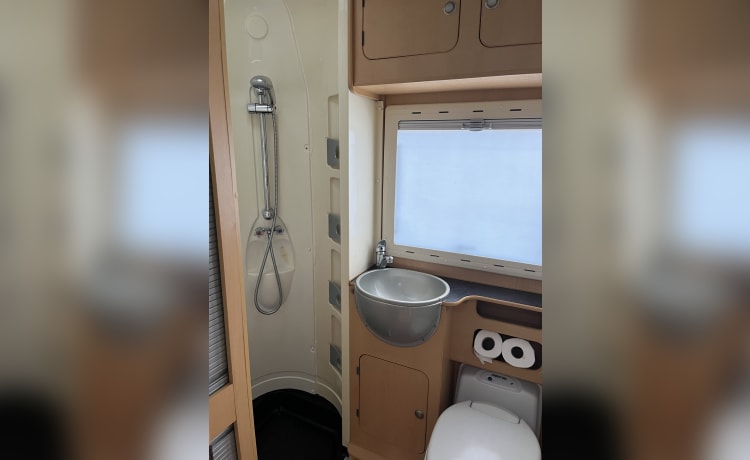 6-person family camper (Ford Granduca 77)