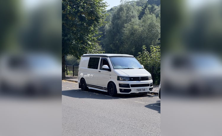 4 berth Volkswagen campervan from 2009