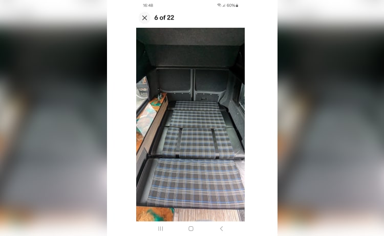 Frank. – 4-persoons Volkswagen campervan uit 2004