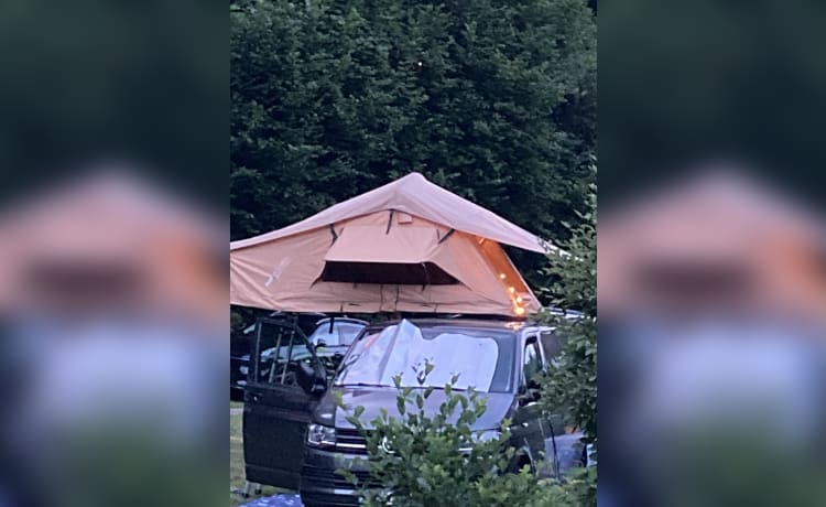 Volkswagen multivan met daktent