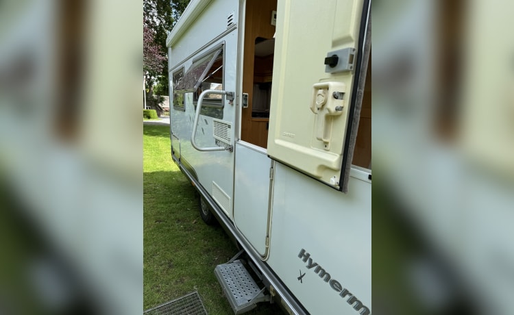 "Popeye" – Luxe, ruime 4p Hymer Classic B534, zeer compleet, nog vrij 20/6 - 23/7