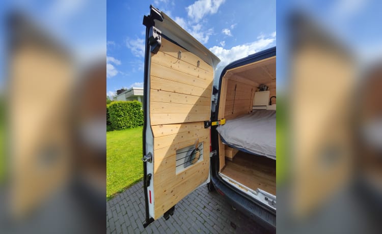 Self-build: Ford Transit Custom 2p - ultra cozy