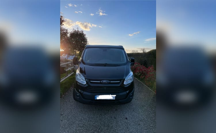 4-berth Ford Transit Custom Campervan (2015) with pop-top roof