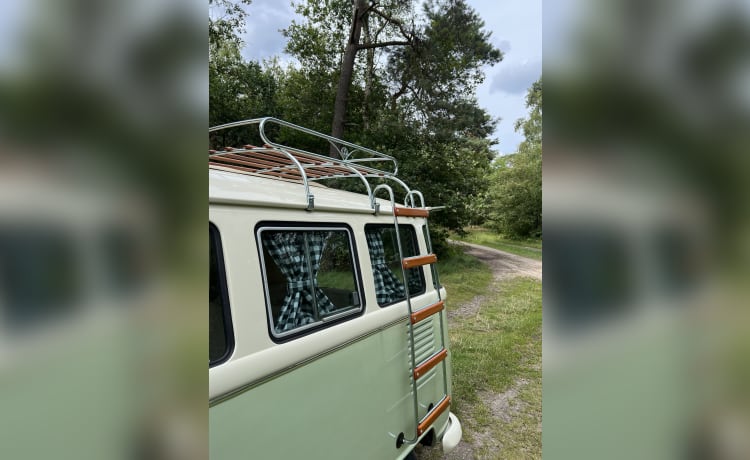 Minty – Volkswagen T2 campervan uit 1993