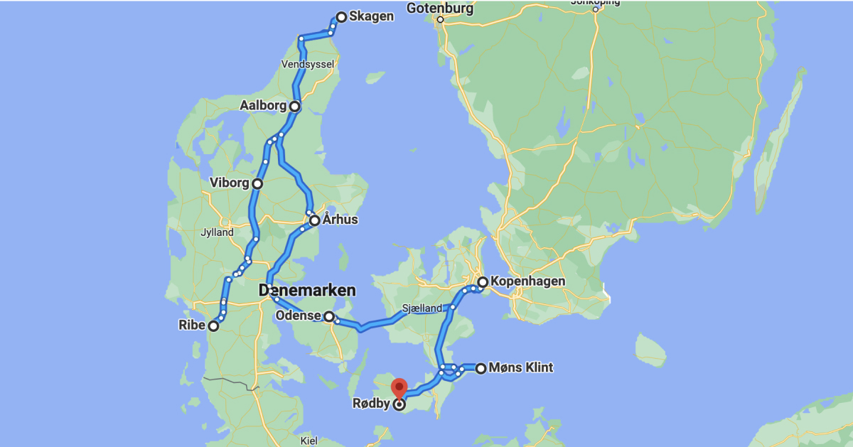 roadtrip denemarken