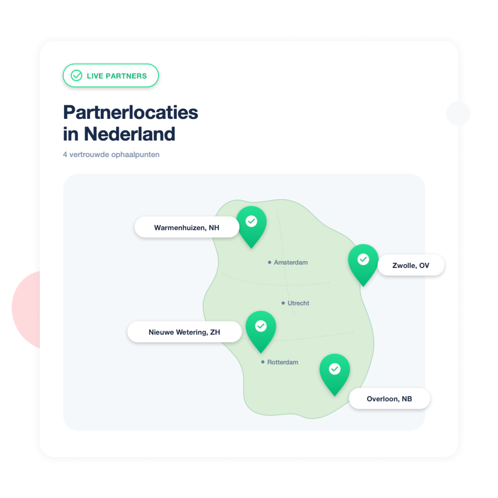 Onze locaties in Nederland