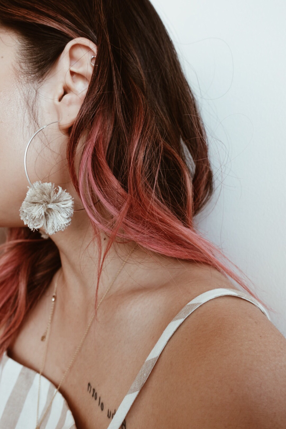 PomPom Hoops + Double Leather Choker - Product Review