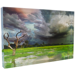 Acrylic Block, Marrakai Storm, NT