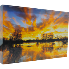 Acrylic Block, Fire Skies, Darwin