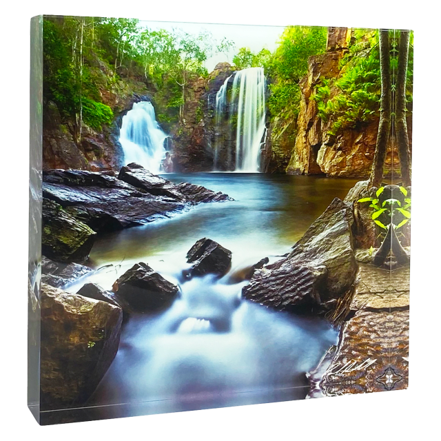 Acrylic Block, Florence Falls Litchfield, NT