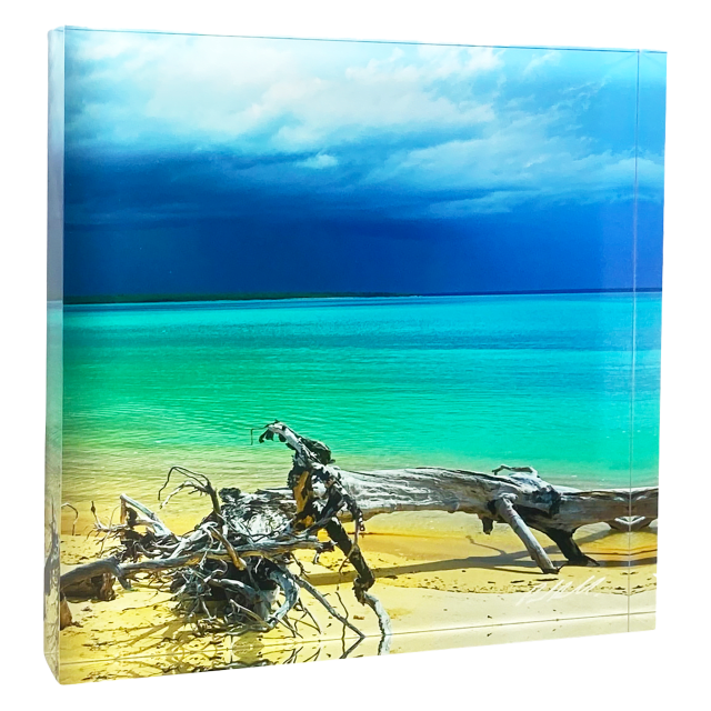 Acrylic Block, Top End Storm, Darwin