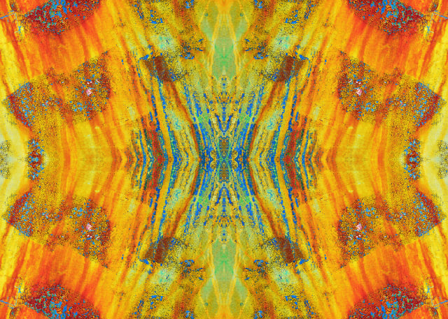 Fabric Panel Kaleidoscope - Tiled