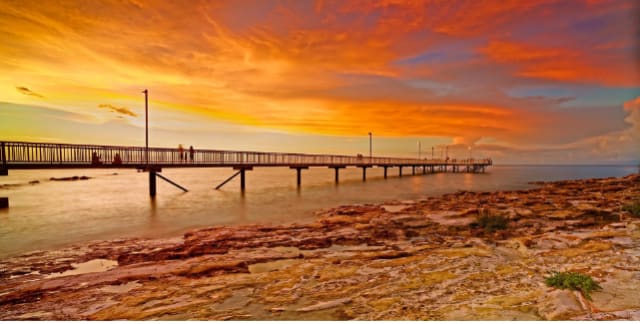 Nightcliff Jetty Sunset 120 x 60cm