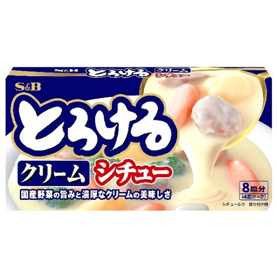 S＆B とろけるシチュー クリーム 160g