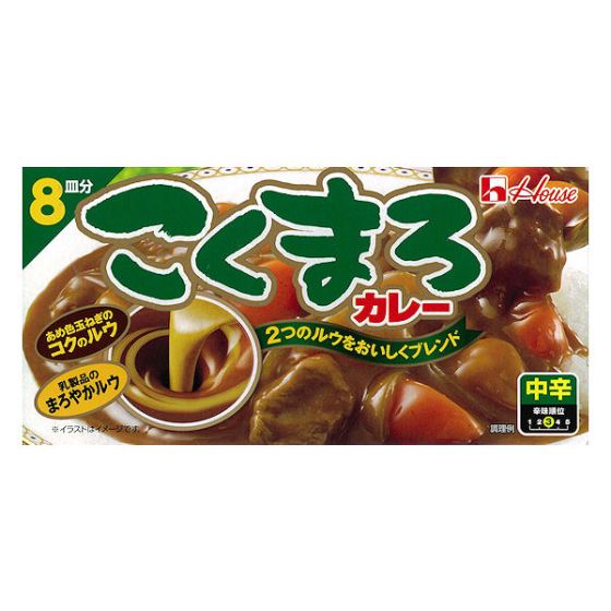 ハウス こくまろカレー 中辛 140g