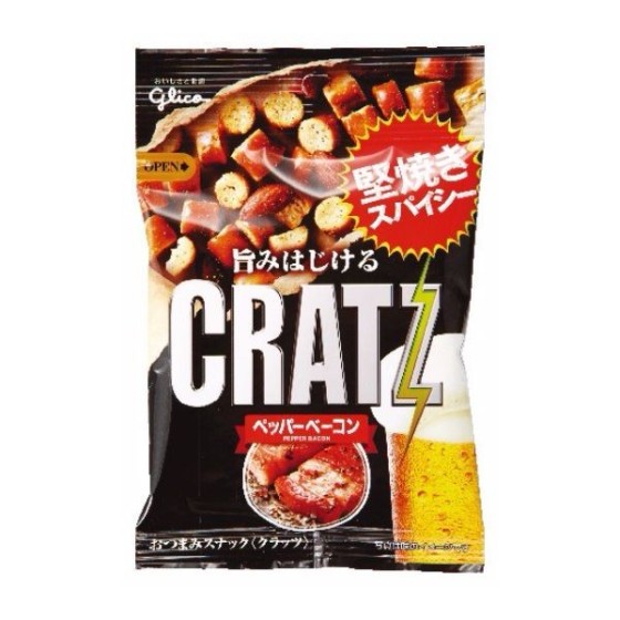 グリコ クラッツペッパーベーコン 42g