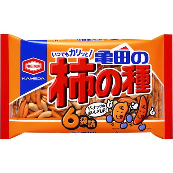 亀田製菓　亀田の柿の種6袋詰　200g