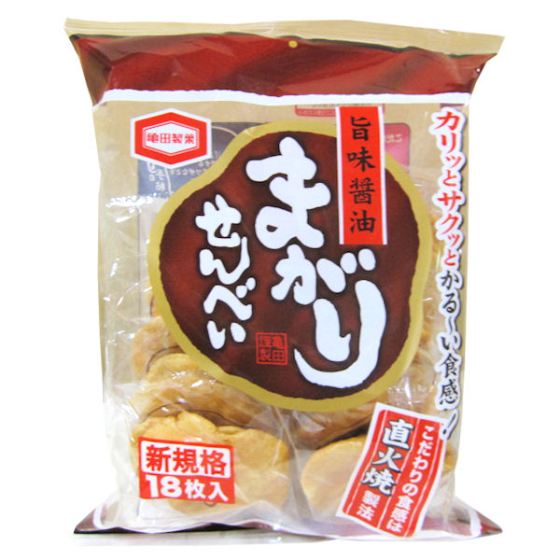 亀田製菓 まがりせんべい 18枚入