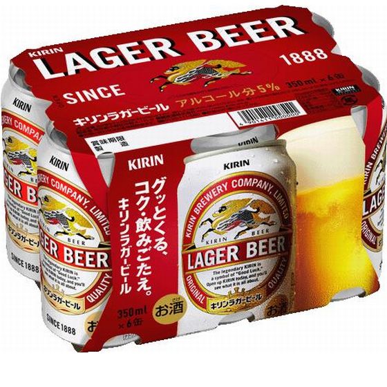 キリン ラガー 350x6缶｜ビール・ビール系｜お酒｜食料品｜OCS Family