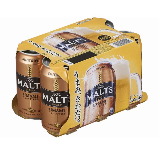 サントリー　ザ・モルツ　350x6缶