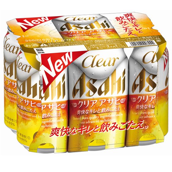 クリア　アサヒ　350x6缶