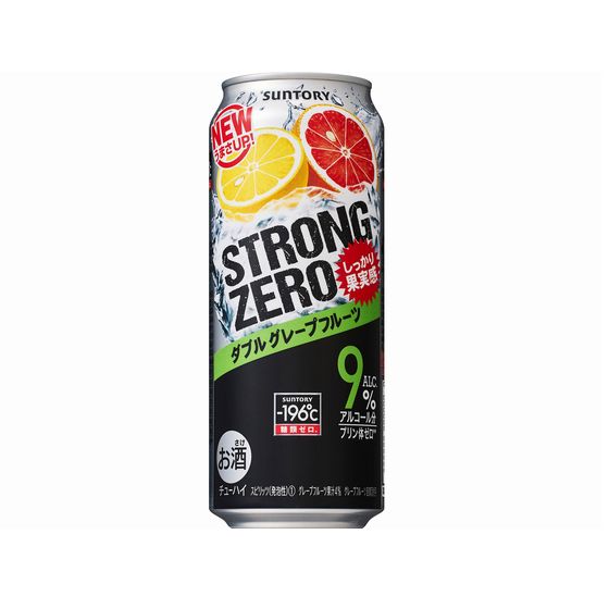 サントリー　-196℃　ストロングゼロ　ダブルグレープフルーツ　500缶