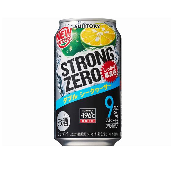 サントリー　-196℃　ストロング　シークヮーサー　350缶