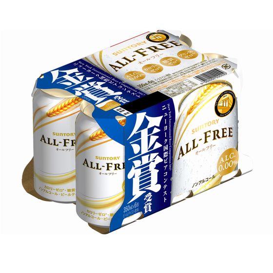 サントリー　オールフリー350x6缶
