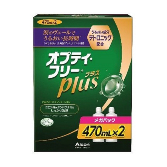 日本アルコン　オプティフリーPlusメガパック 470ml×2