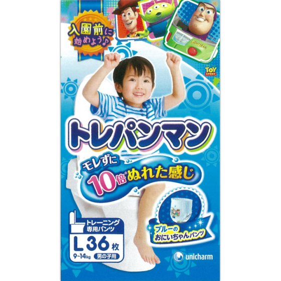ユニ・チャーム トレパンマン L 男の子用 36枚