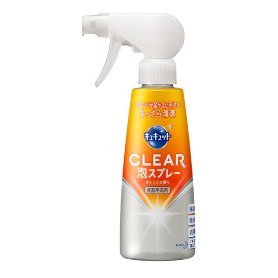 花王 キュキュット CLEAR泡スプレー 本体 300ml