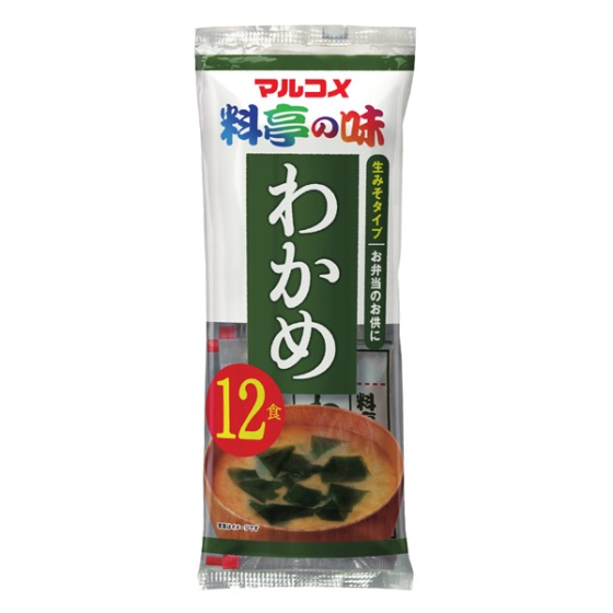 マルコメ 即席生みそ汁わかめ 12食入