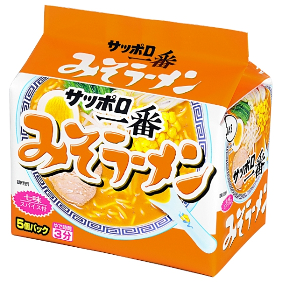 サッポロ一番みそ5食　500g