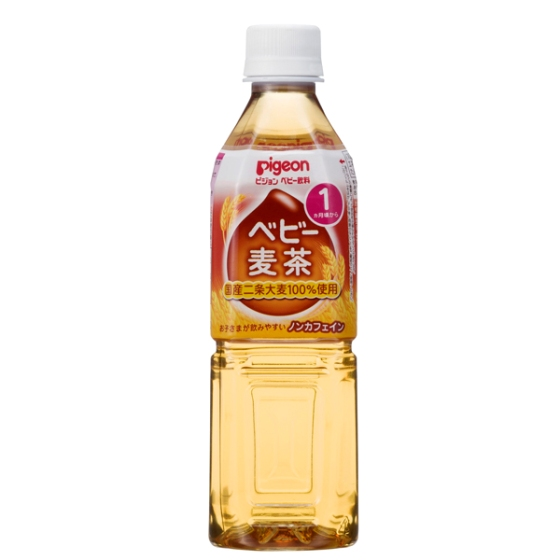 【1ヶ月頃～】　ピジョン ベビー麦茶 500ml